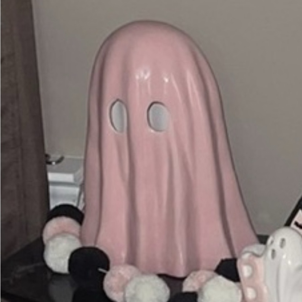 Martha Stewart Pink Ghost Halloween Decor
